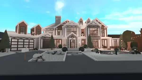 Bloxburg Warm Winter Family House