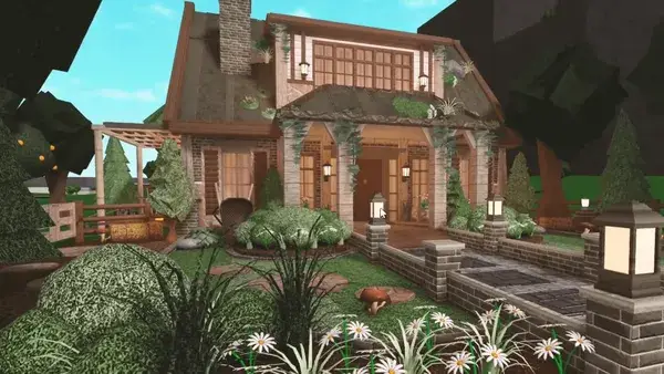 Cottagecore Bloxburg Farmhouse