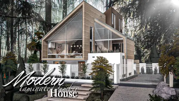 Modern Laminated Timber House
