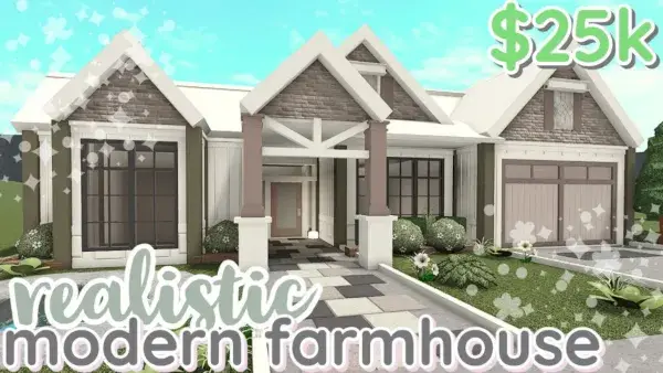 25k One-Story Realistic Modern Farmhouse