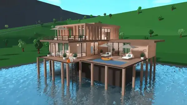 Overwater Bloxburg House