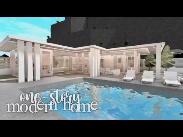 One-Story Modern Home 45k.