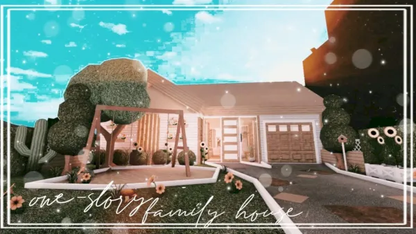 One-story Family House.
